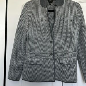 Talbots sweater blazer